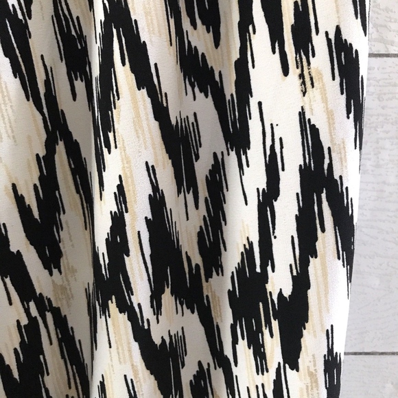 Cache Black White Metallic Wide Leg Pants - Picture 8 of 8